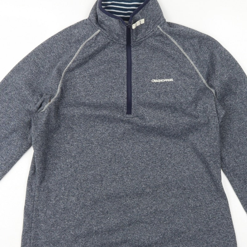 Craghoppers Women’s Grey UK 14 Fleece 1/4 Zip Pullover Sweatshirt
