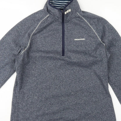 Craghoppers Women’s Grey UK 14 Fleece 1/4 Zip Pullover Sweatshirt