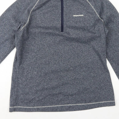 Craghoppers Women’s Grey UK 14 Fleece 1/4 Zip Pullover Sweatshirt