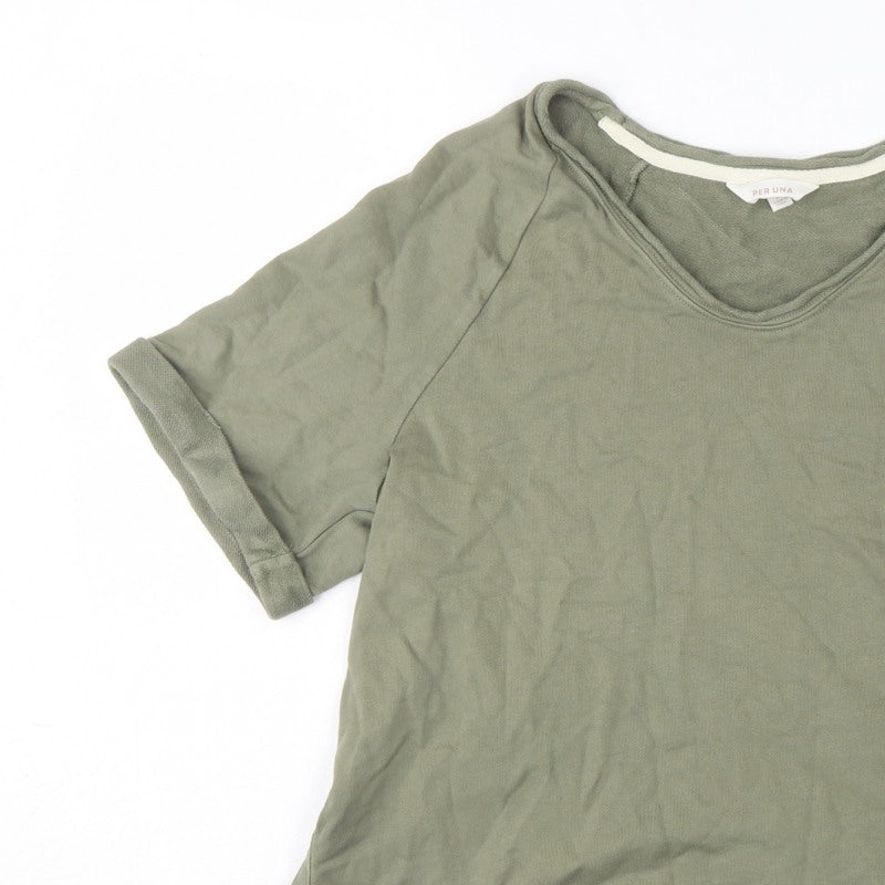 Marks and Spencer Per Una Women's Green M Tunic Sweatshirt