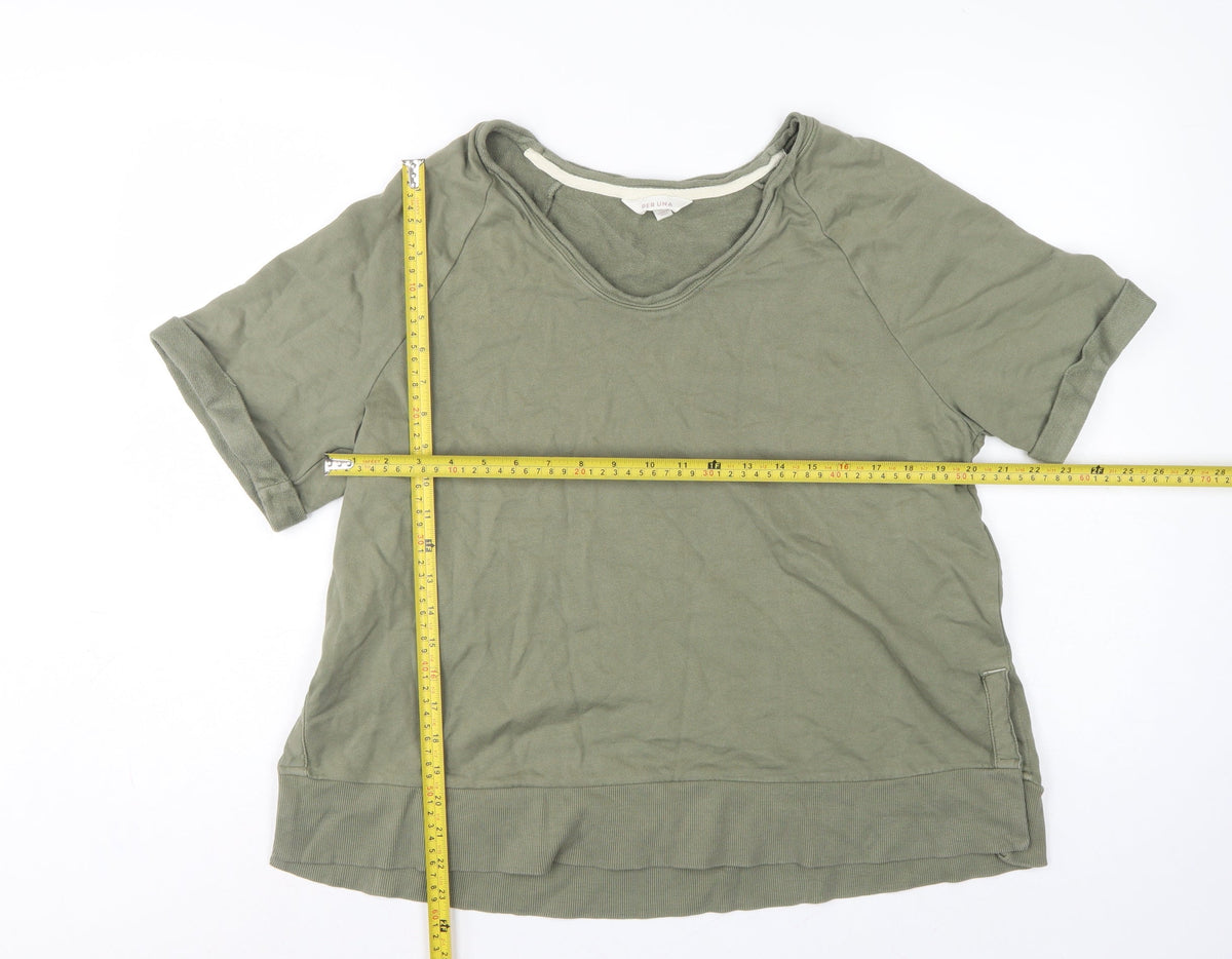 Marks and Spencer Per Una Women's Green M Tunic Sweatshirt