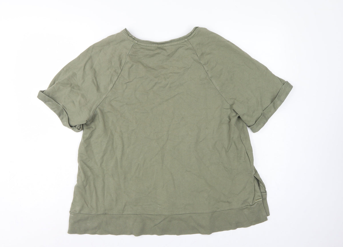 Marks and Spencer Per Una Women's Green M Tunic Sweatshirt