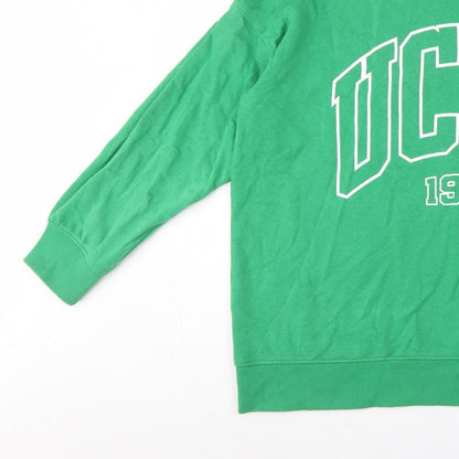 H&M Women Green M UCLA 1919 Logo Crew Neck Pullover Sweatshirt