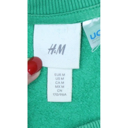 H&M Women Green M UCLA 1919 Logo Crew Neck Pullover Sweatshirt