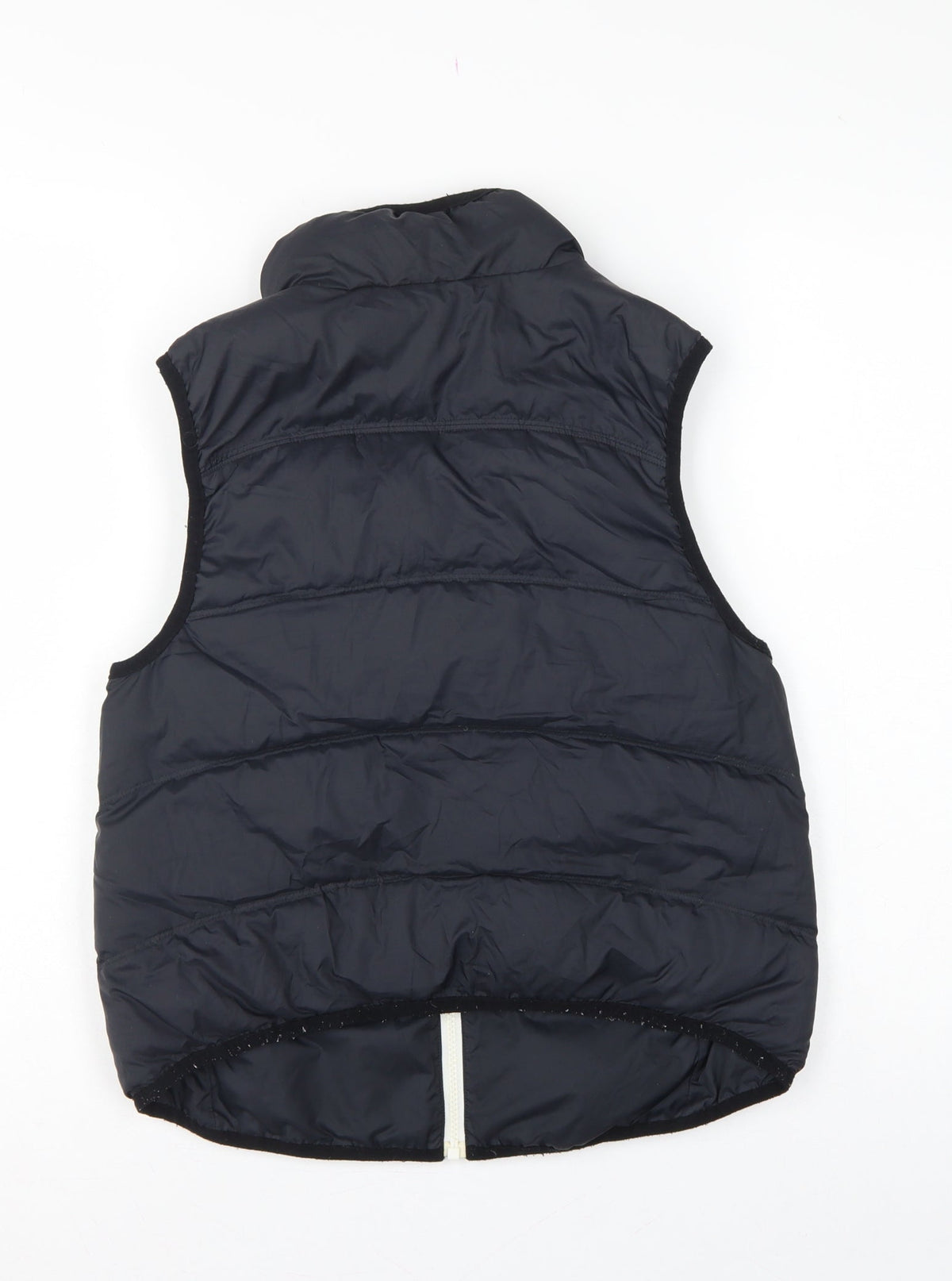 Nike Women’s Black XS Quilted Puffer Bodywarmer Gilet Zip