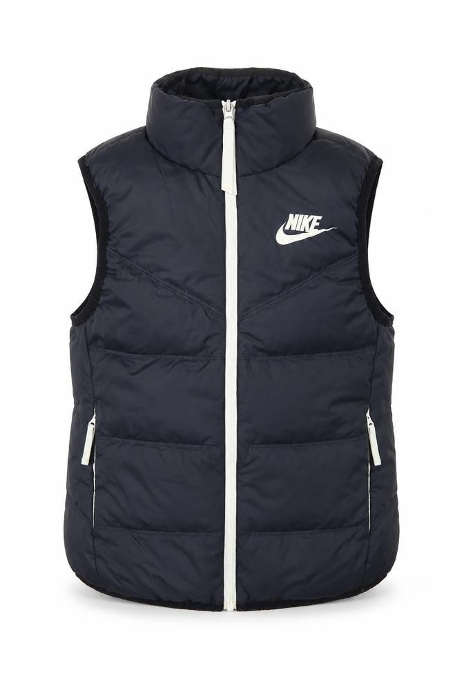 Nike Women’s Black XS Quilted Puffer Bodywarmer Gilet Zip