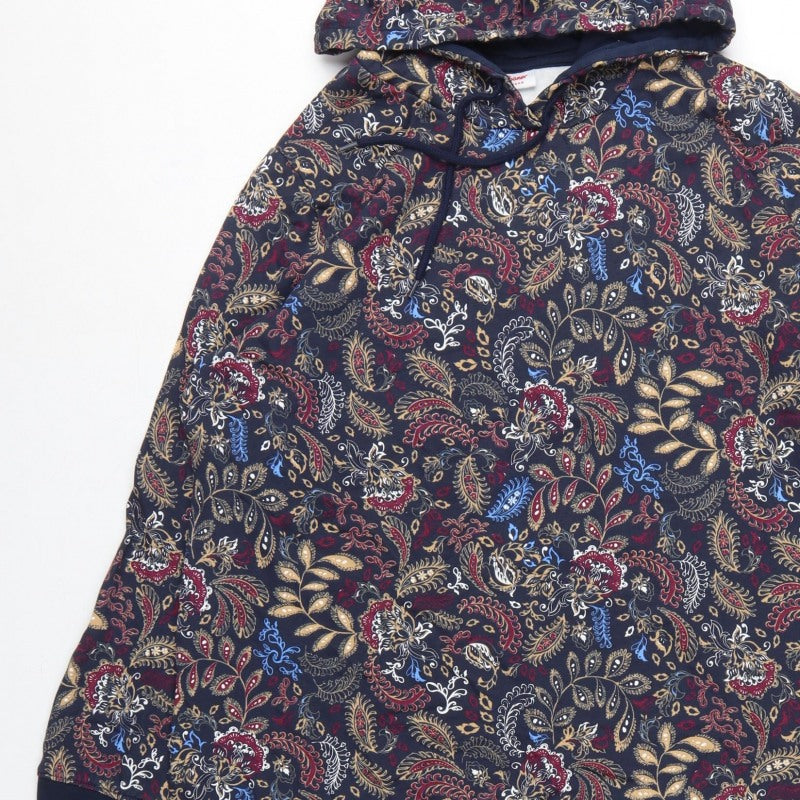 John Baner Women’s Multicoloured Paisley Hooded Jumper Dress UK 22