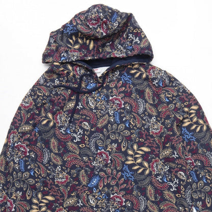 John Baner Women’s Multicoloured Paisley Hooded Jumper Dress UK 22