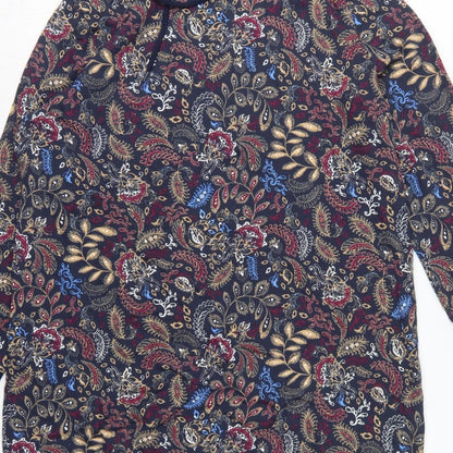 John Baner Women’s Multicoloured Paisley Hooded Jumper Dress UK 22