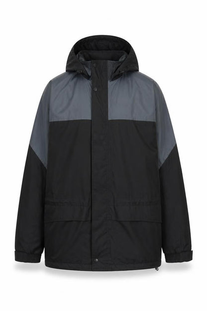 Regatta Men’s Black Grey M Waterproof Hooded Outdoor Jacket