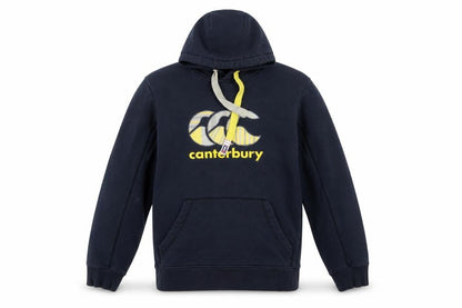 Canterbury Men’s Blue XL Pullover Hoodie Rugby Logo Pocket