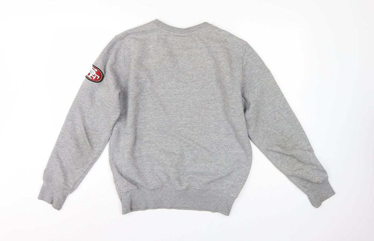 New Era Unisex Grey S San Francisco 49ers NFL Logo Sweatshirt