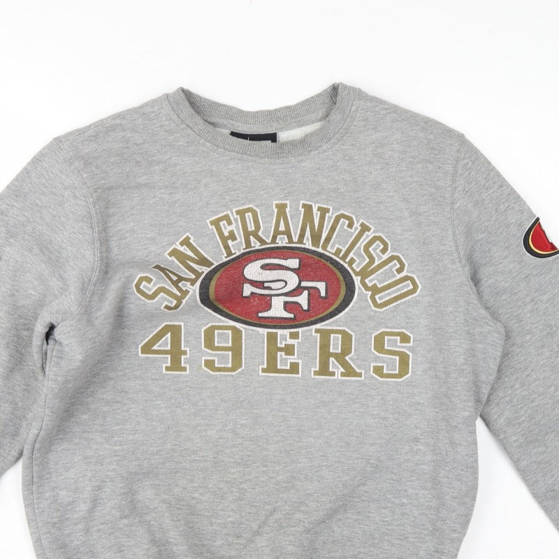 New Era Unisex Grey S San Francisco 49ers NFL Logo Sweatshirt