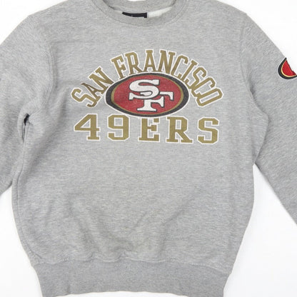 New Era Unisex Grey S San Francisco 49ers NFL Logo Sweatshirt