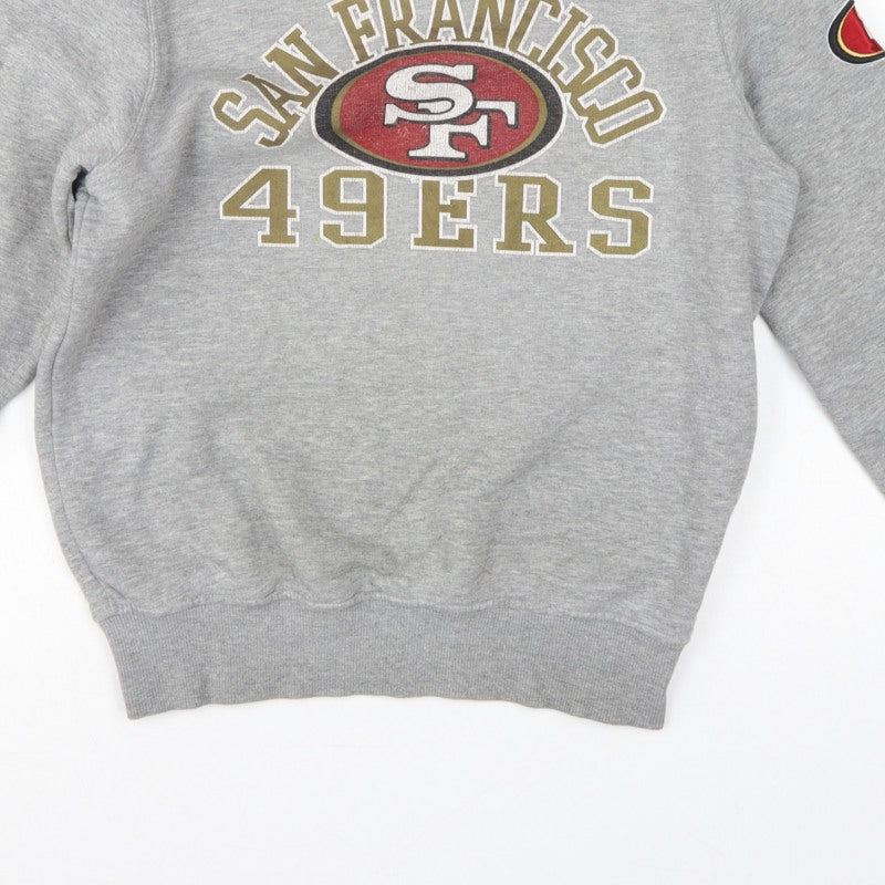New Era Unisex Grey S San Francisco 49ers NFL Logo Sweatshirt