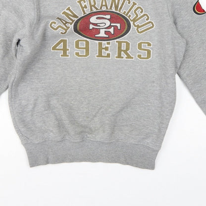 New Era Unisex Grey S San Francisco 49ers NFL Logo Sweatshirt