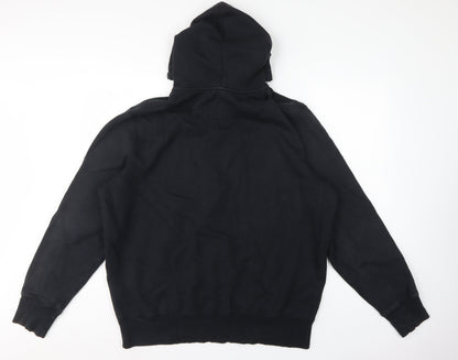 Nike Men’s Black 2XL Full Zip Hooded Fleece Logo Hoodie