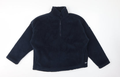 Regatta Women’s Navy Blue UK 16 1/4 Zip Fleece Pullover Sweatshirt