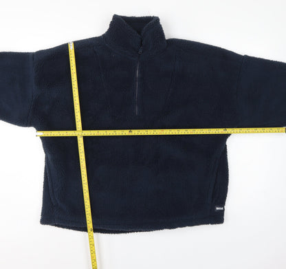 Regatta Women’s Navy Blue UK 16 1/4 Zip Fleece Pullover Sweatshirt