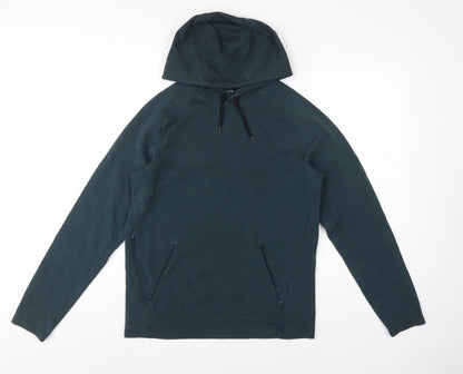 Old Navy Active Men’s Blue S Pullover Hoodie Stretch Fleece Pockets