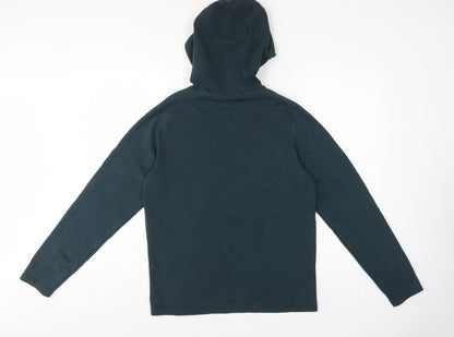 Old Navy Active Men’s Blue S Pullover Hoodie Stretch Fleece Pockets