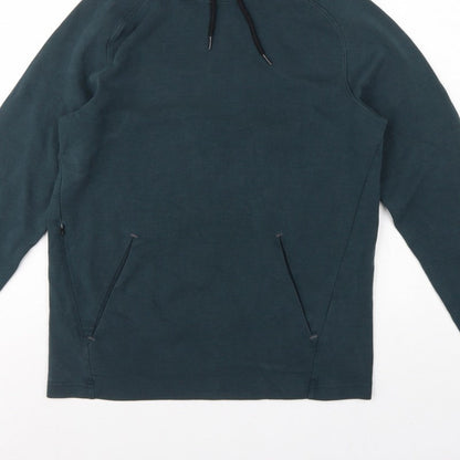 Old Navy Active Men’s Blue S Pullover Hoodie Stretch Fleece Pockets