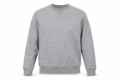 Marks and Spencer Men Grey L Crew Neck Pullover Sweatshirt Cotton