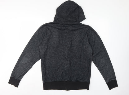 Fox Men’s Grey M Full Zip Logo Fleece Hoodie