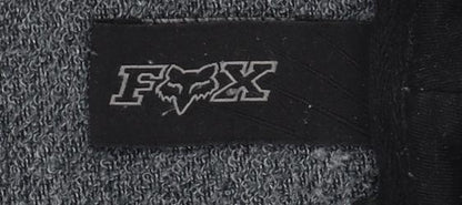 Fox Men’s Grey M Full Zip Logo Fleece Hoodie