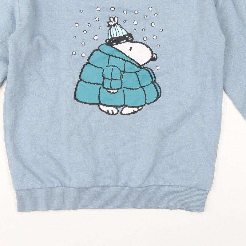 George Teens Blue S 8-10 Snoopy Peanuts Graphic Pullover Sweatshirt