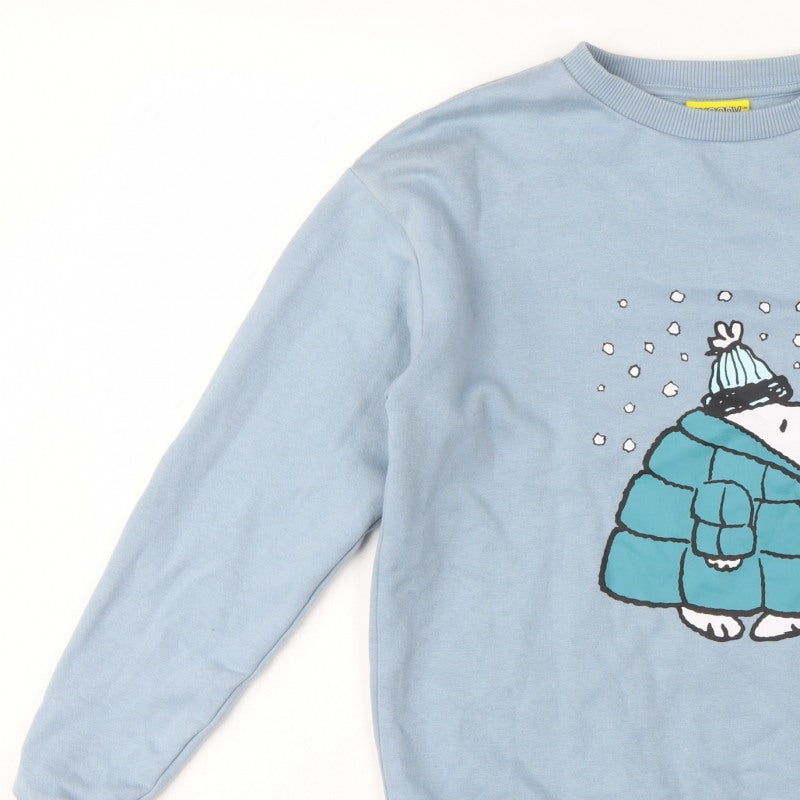 George Teens Blue S 8-10 Snoopy Peanuts Graphic Pullover Sweatshirt