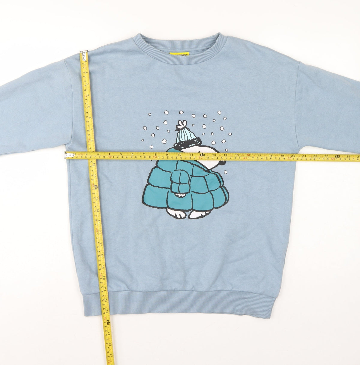 George Teens Blue S 8-10 Snoopy Peanuts Graphic Pullover Sweatshirt