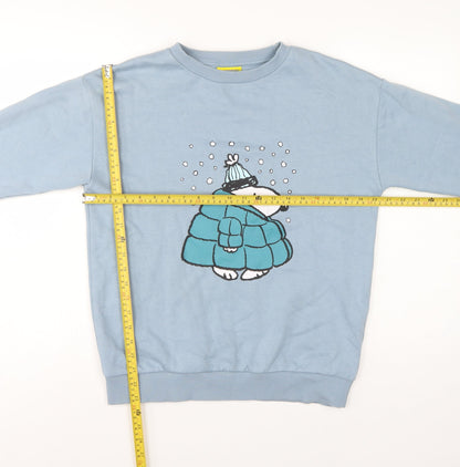 George Teens Blue S 8-10 Snoopy Peanuts Graphic Pullover Sweatshirt