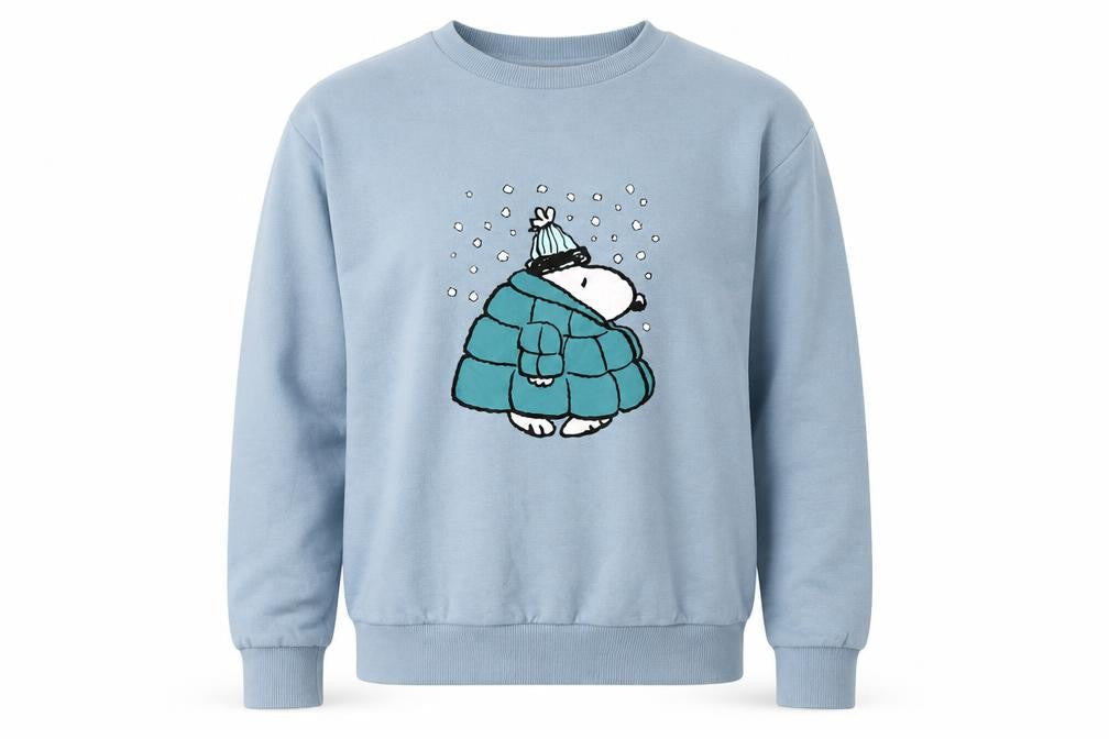 George Teens Blue S 8-10 Snoopy Peanuts Graphic Pullover Sweatshirt