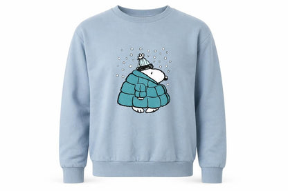 George Teens Blue S 8-10 Snoopy Peanuts Graphic Pullover Sweatshirt
