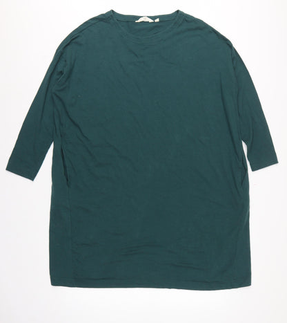 Seasalt Cornwall Women’s Green UK 12 Shift Jersey Pocket Dress