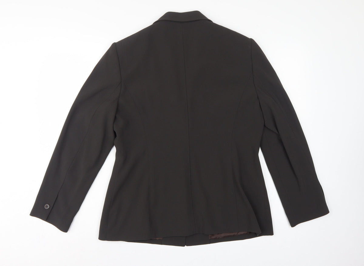 Precis Petite Women’s Black UK 16 Petite Single-Breasted Blazer
