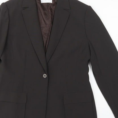 Precis Petite Women’s Black UK 16 Petite Single-Breasted Blazer