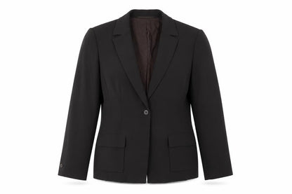 Precis Petite Women’s Black UK 16 Petite Single-Breasted Blazer
