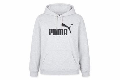 Puma Women’s Grey XL Logo Pullover Hoodie Hooded Cotton Blend