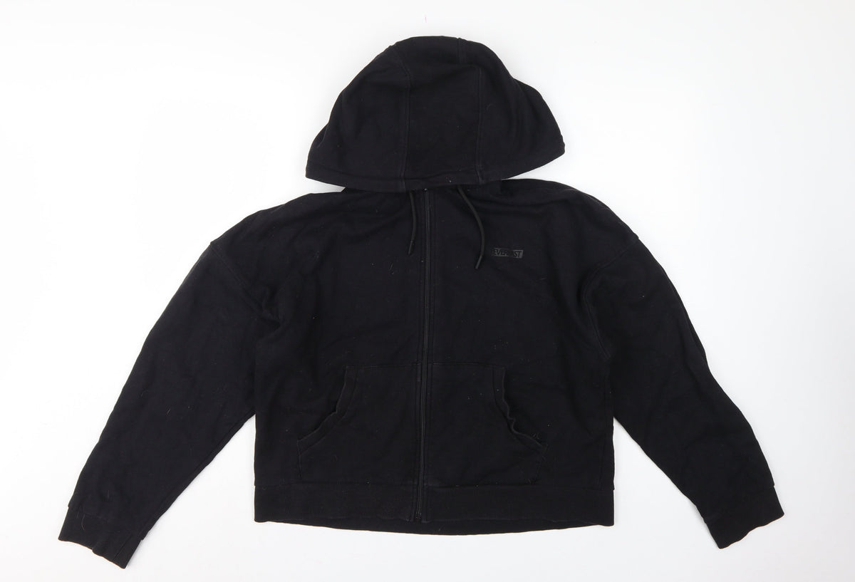 Everlast Women’s Black UK 14 Full Zip Hooded Fleece Hoodie Logo
