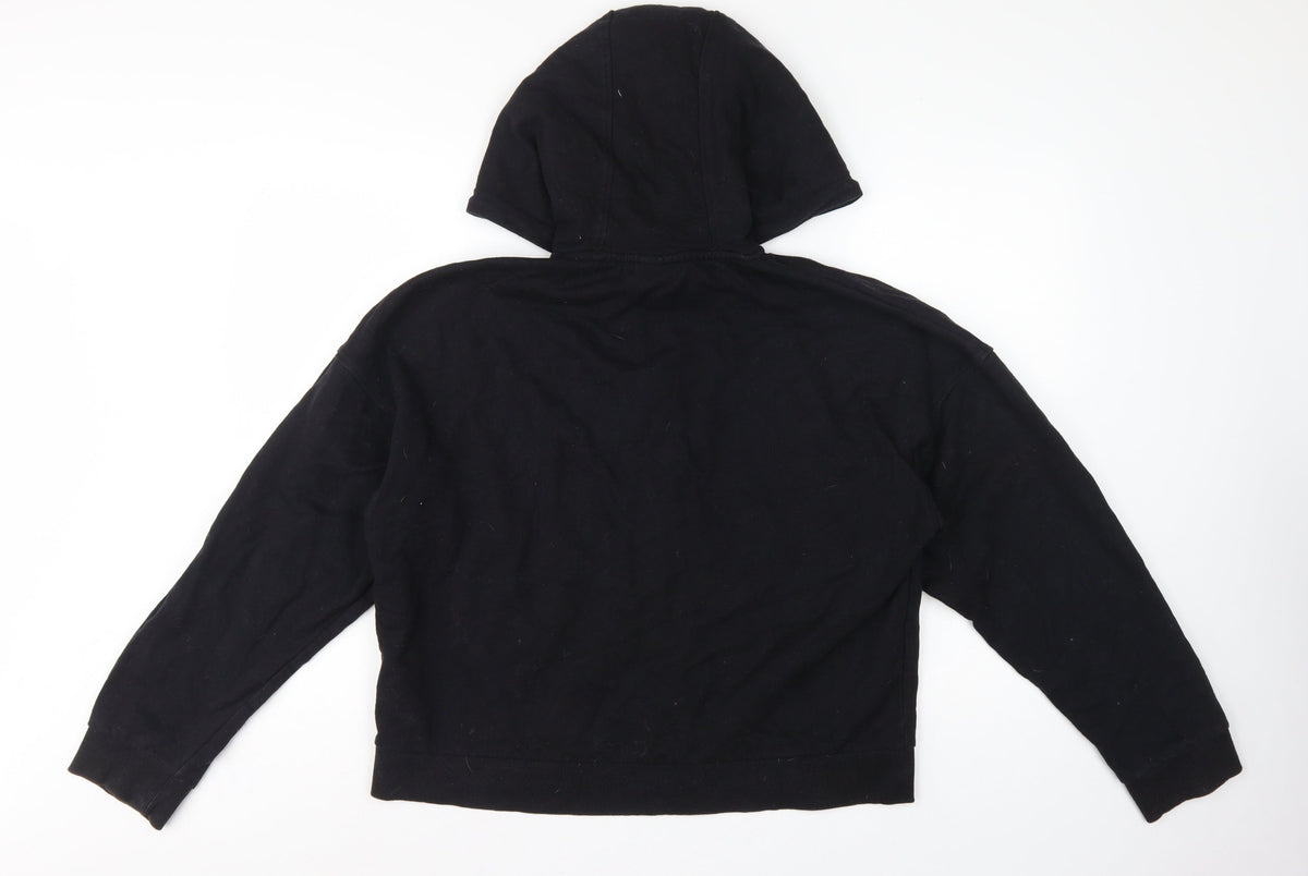 Everlast Women’s Black UK 14 Full Zip Hooded Fleece Hoodie Logo