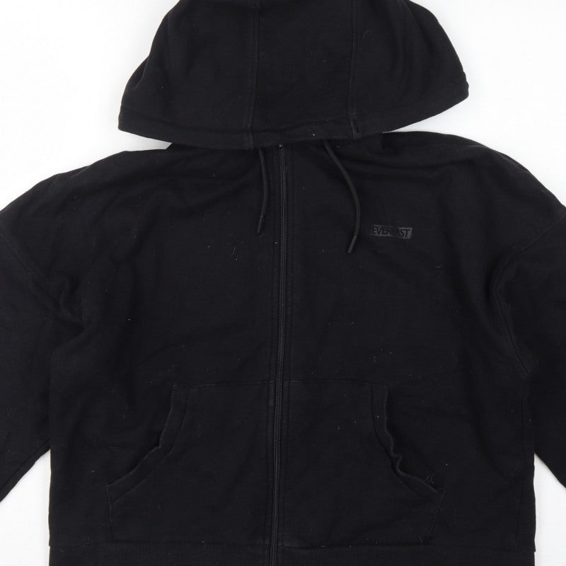 Everlast Women’s Black UK 14 Full Zip Hooded Fleece Hoodie Logo