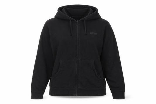 Everlast Women’s Black UK 14 Full Zip Hooded Fleece Hoodie Logo