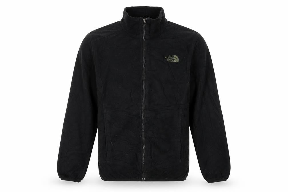 The North Face Men Black Small Fleece Full Zip Outdoor Jacket