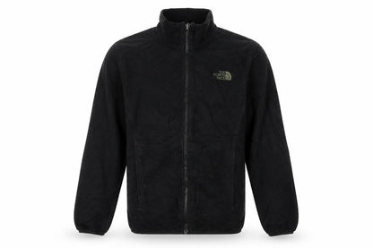 The North Face Men Black Small Fleece Full Zip Outdoor Jacket