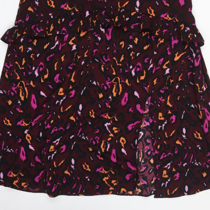 Et Vous Women’s Multicoloured Animal Print Fit & Flare Dress UK 14