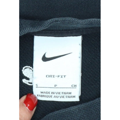 Nike Women’s Black S Dri-FIT Logo Pullover Crew Neck Sweatshirt