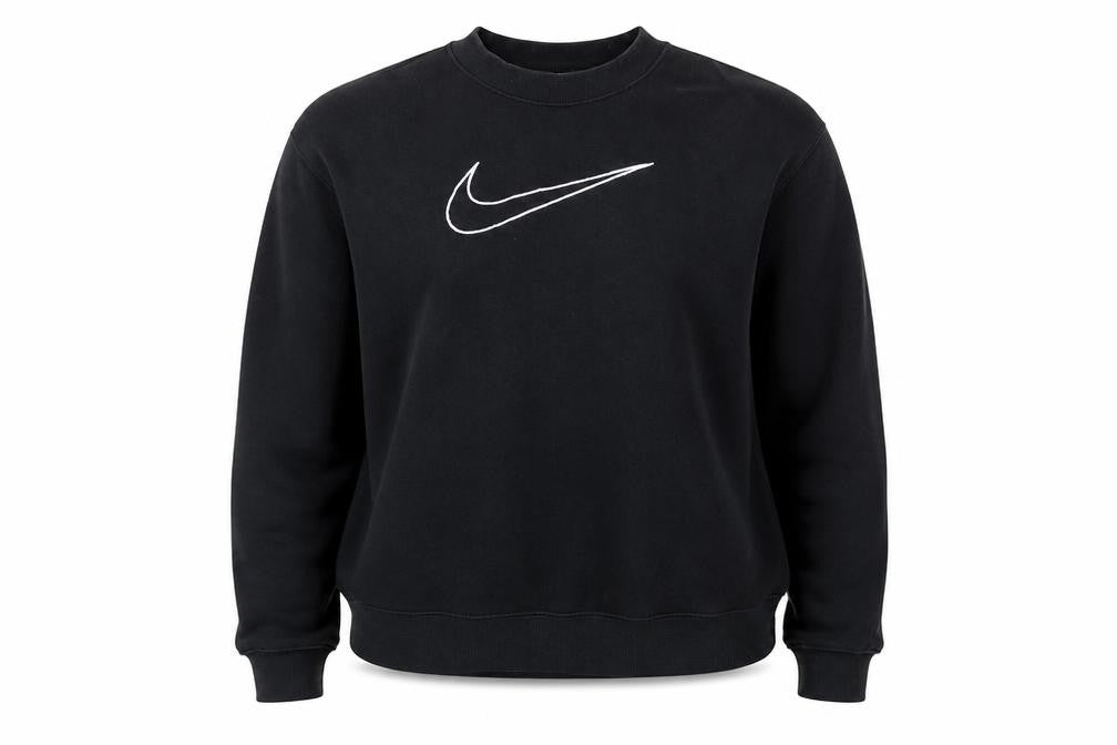 Nike Women’s Black S Dri-FIT Logo Pullover Crew Neck Sweatshirt