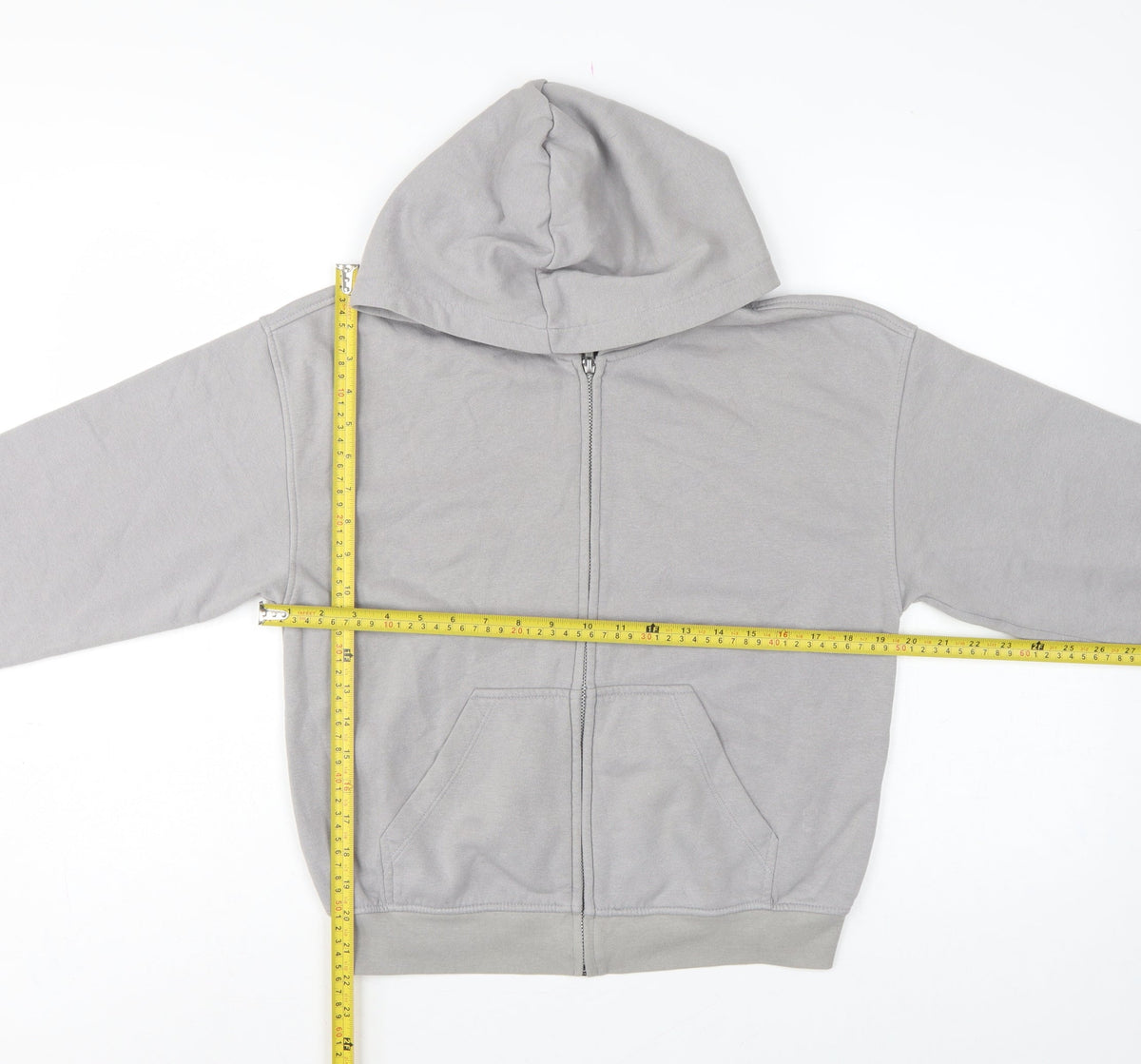 H&M Divided Women’s Grey XS Full Zip Hooded Fleece Hoodie
